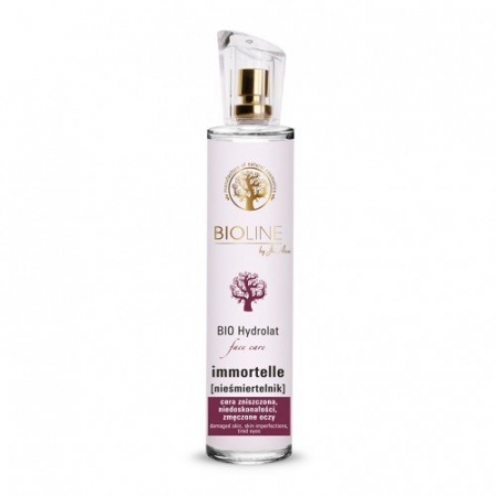 BIOLINE BIO HYDROLAT IMMORTELLE / NIEŚMIERTELNIK do cery zniszczonej, zmęczonej 75ml